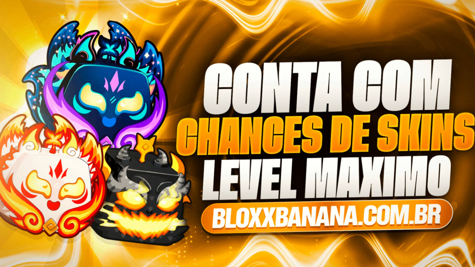 🍀 CONTA COM CHANCE DE SKINS RARAS